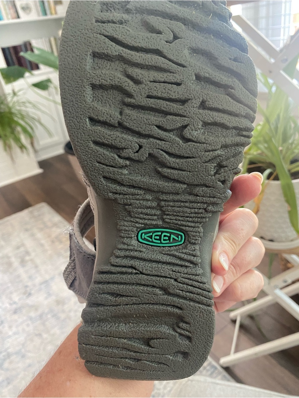 KEEN Women's Gray Sport Sandals with Teal Accents size 7 EXCELLENT CONDITION! - Picture 11 of 14